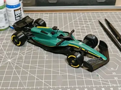 【Aston Martin】阿斯顿·马丁2024款F1赛车AMR24涂装 组装/轮胎可动 - 免费 3D 打印模型 - MakerWorld