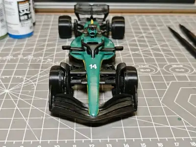 【Aston Martin】阿斯顿·马丁2024款F1赛车AMR24涂装 组装/轮胎可动 - 免费 3D 打印模型 - MakerWorld