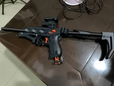 Nerf Knockout kit /拉栓蛟龙发射器 (no hardware/无五金) - 免费 3D 打印模型 - MakerWorld