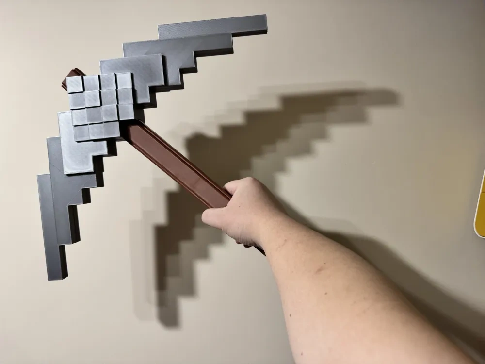 Minecraft我的世界大电影矿镐 - 免费 3D 打印模型 - MakerWorld