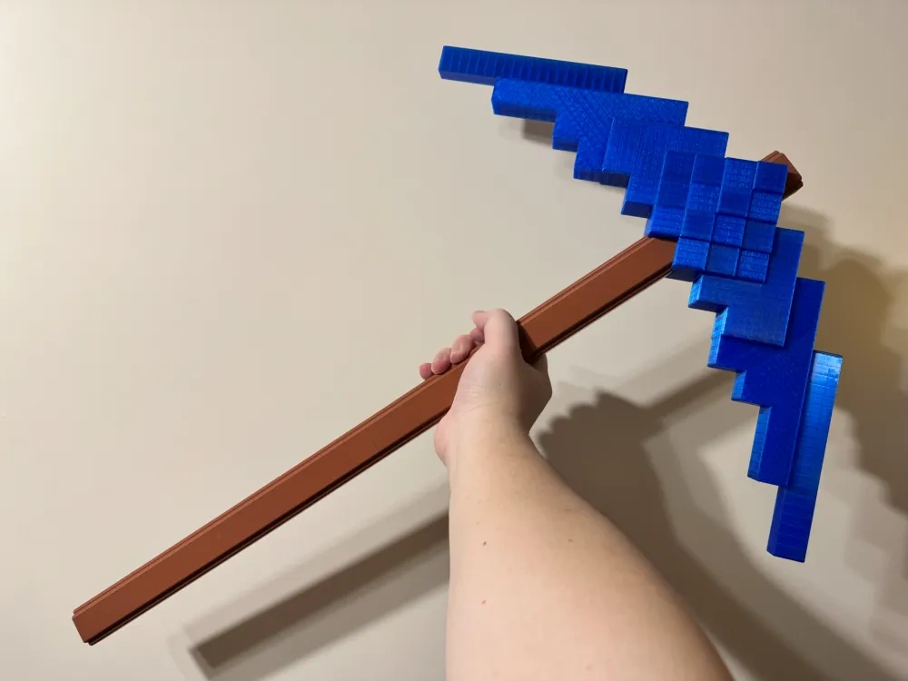 Minecraft我的世界大电影矿镐 - 免费 3D 打印模型 - MakerWorld