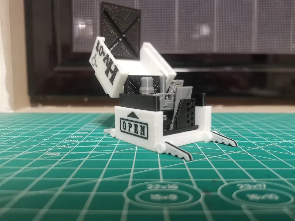 合金弹头 重机枪武器箱(含枪)Heavy Machine Gun weapon box(MS) - 免费 3D 打印模型 - MakerWorld