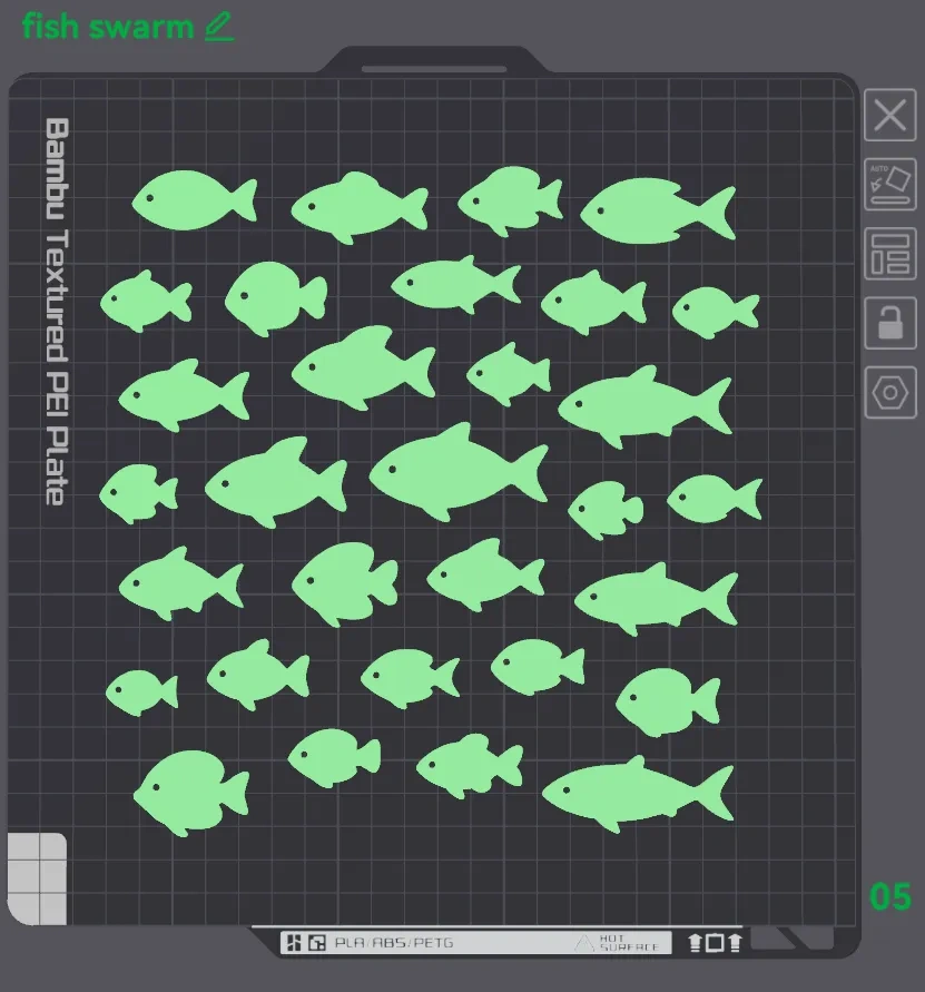 夜光PLA海洋生物 - 儿童剪影 - 免费 3D 打印模型 - MakerWorld