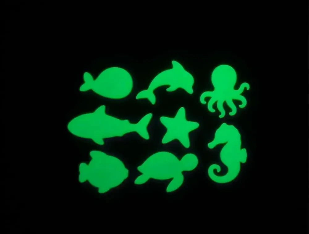 夜光PLA海洋生物 - 儿童剪影 - 免费 3D 打印模型 - MakerWorld