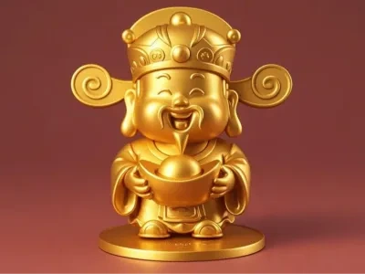 财神光临喜盈门，福禄双全迎新春
