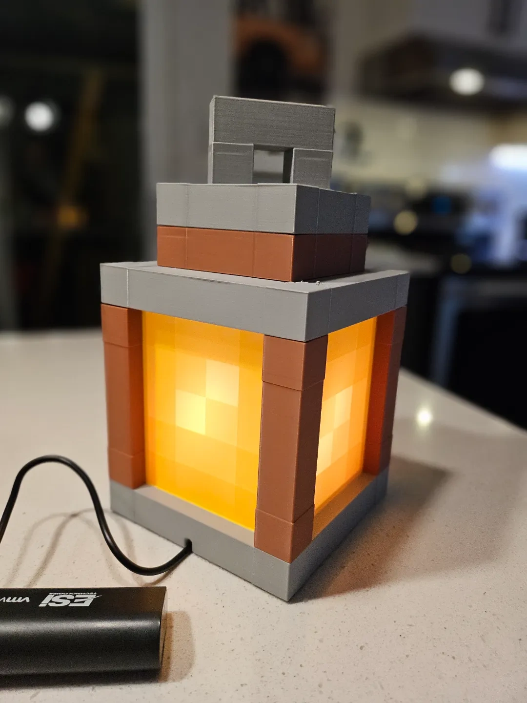 舒适的Minecraft灯笼LED灯箱 二次创作 - 来自 Tommy Gun - MakerWorld
