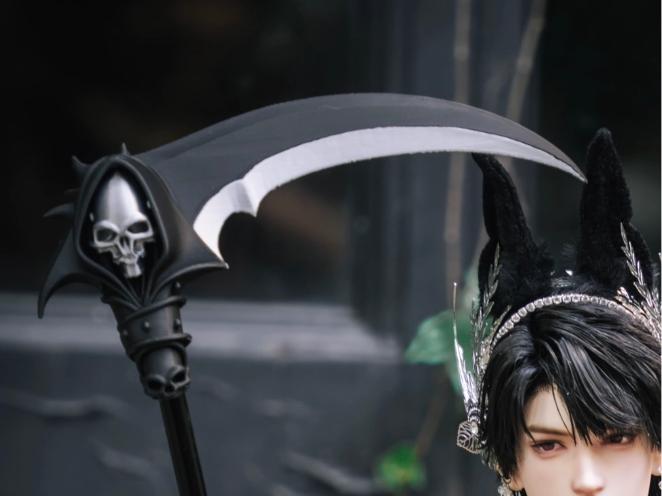 1/3 75 BJD用死神镰刀头 - 免费 3D 打印模型 - MakerWorld