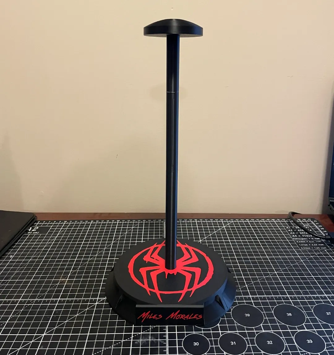 Miles Morales Helmet Stand Triple B 3D MakerWorld miles-morales-helmet-stand-triple-b-3d-makerworld