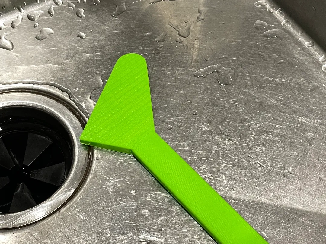 垃圾处理器刮捣二合一刮板,Food waste disposer scraper 来自 稀奇古怪制造所 - MakerWorld
