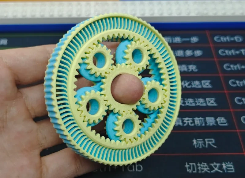 指尖陀螺-行星齿轮-筛