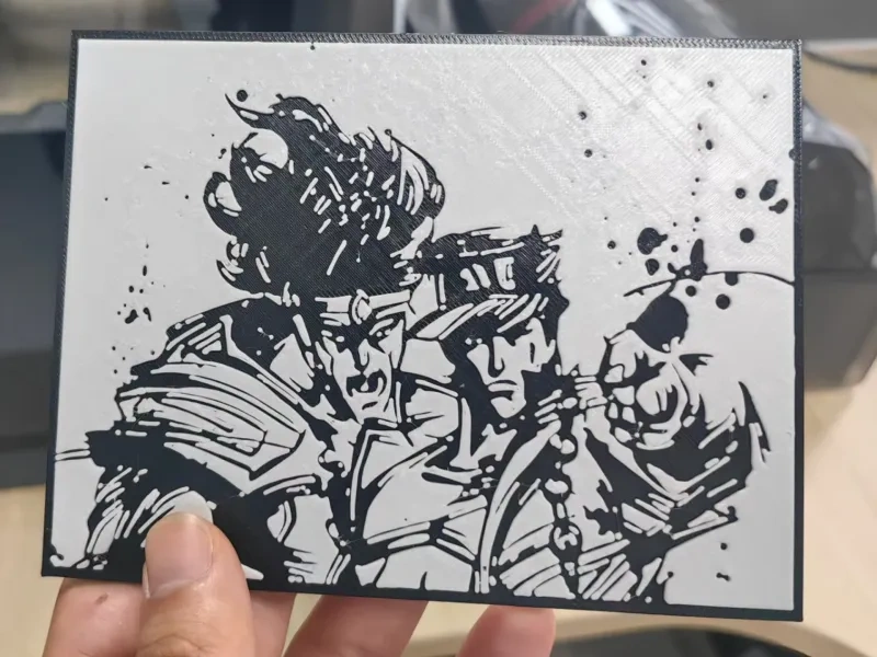 jojo-空条承太郎白金之星 3D浮雕