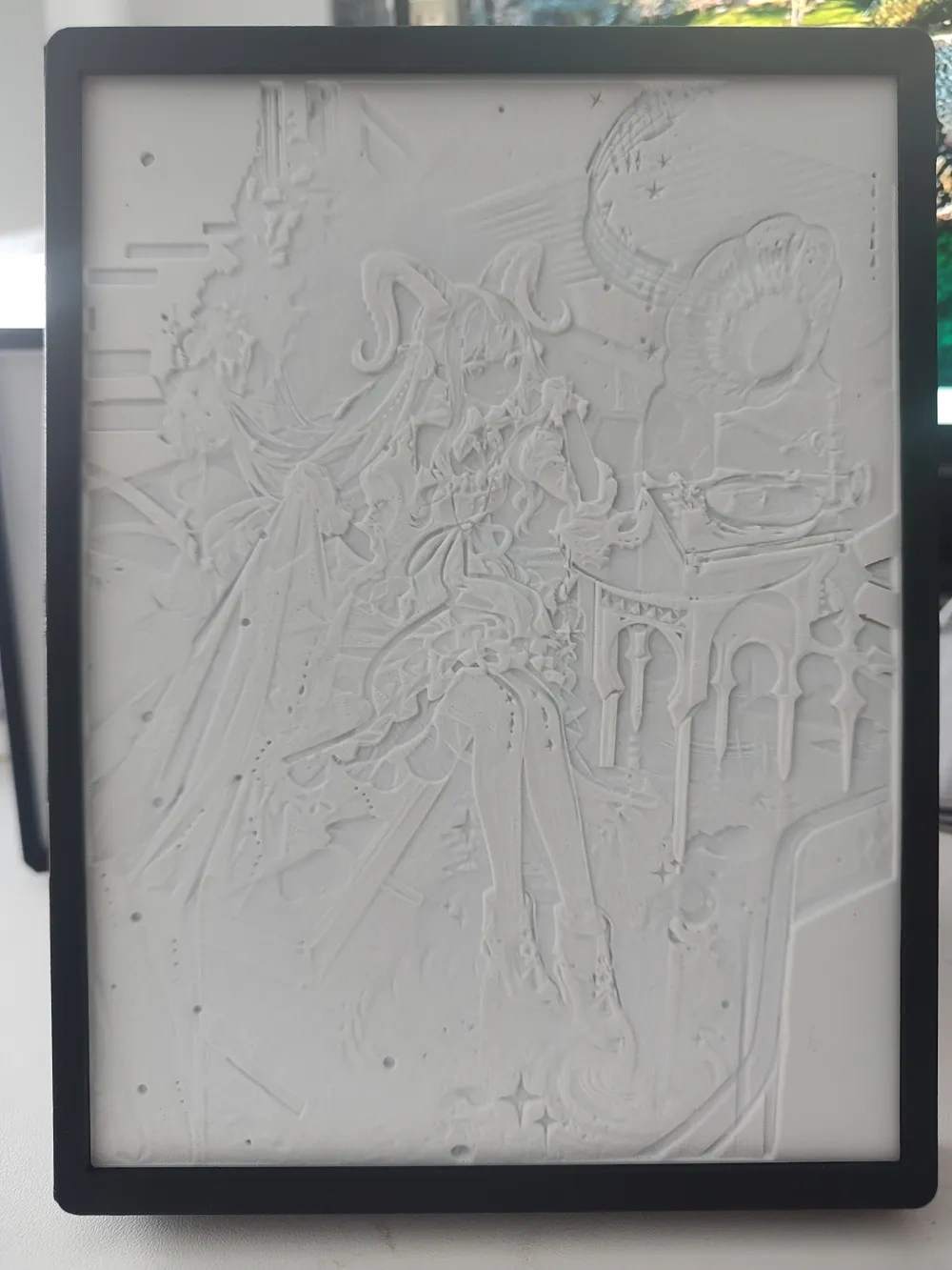 丰川祥子 彩色透光浮雕 免费 3d 打印模型 Makerworld 