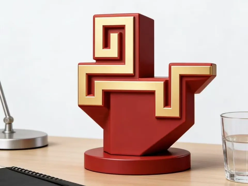 2026马年骐骥驰骋春晚logo小摆件 - 免费 3D 打印模型 - MakerWorld