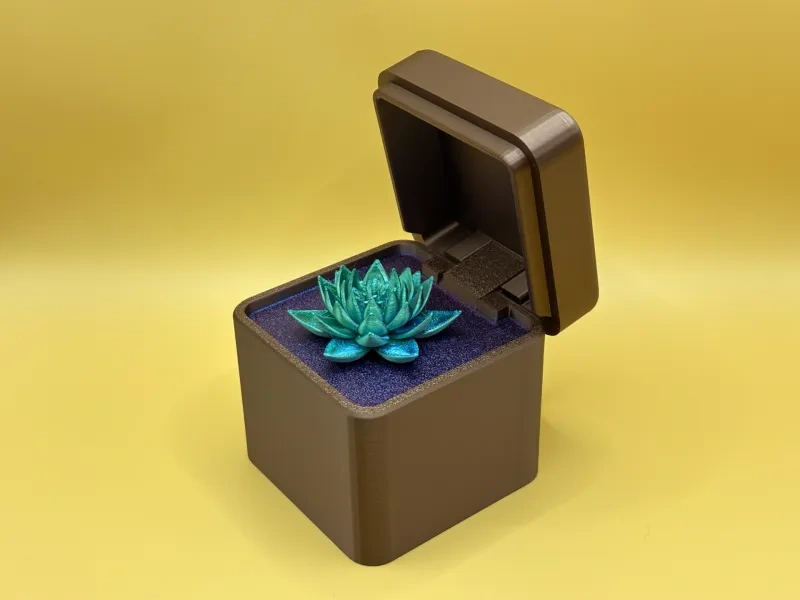 旋转睡莲八音盒