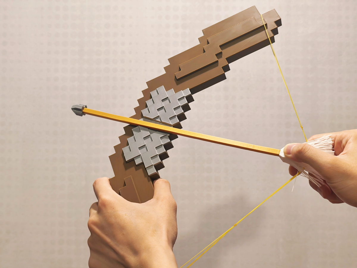 Minecraft 弓箭(可发射) - 免费 3D 打印模型 - MakerWorld