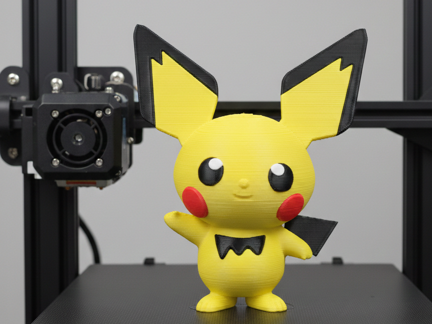 可爱的皮丘 无需AMS (多部件) - 免费 3D 打印模型 - MakerWorld