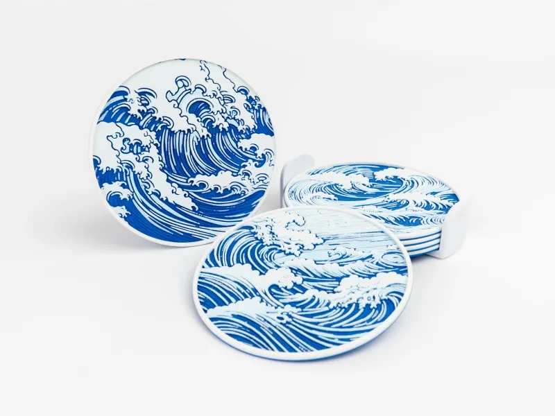 波浪杯垫