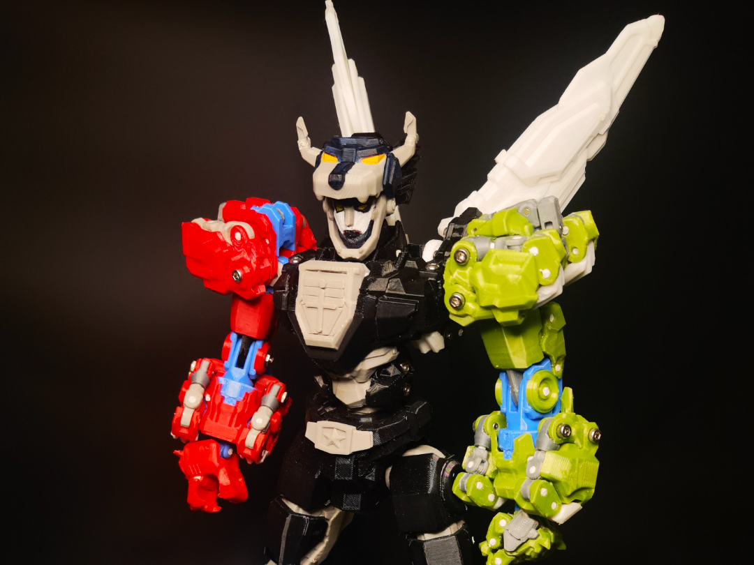 战神金刚二号狮子(百兽王) 来自 小肥肠玩具 - MakerWorld