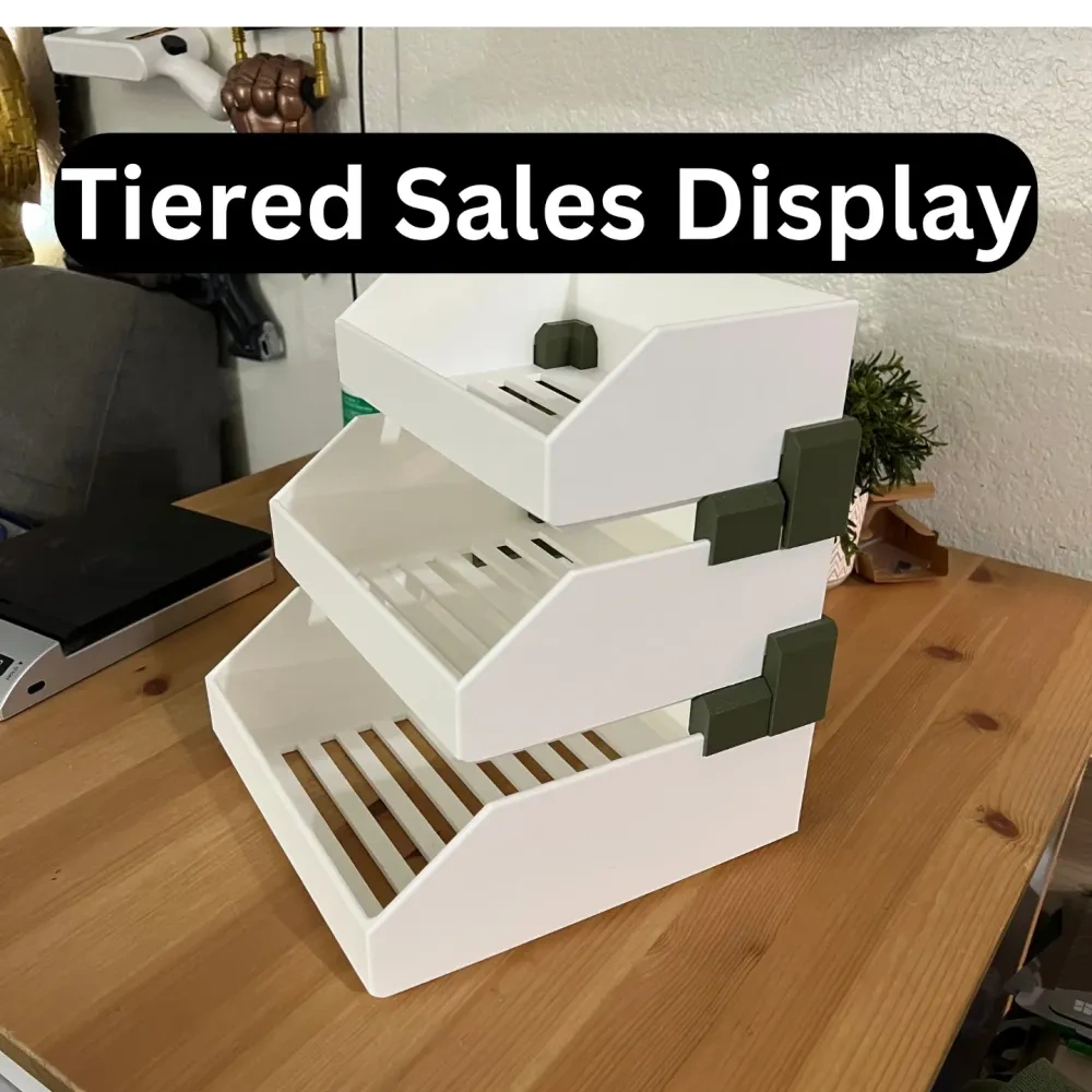 Tiered Sales Display Rack 来自 CraftHappy - MakerWorld