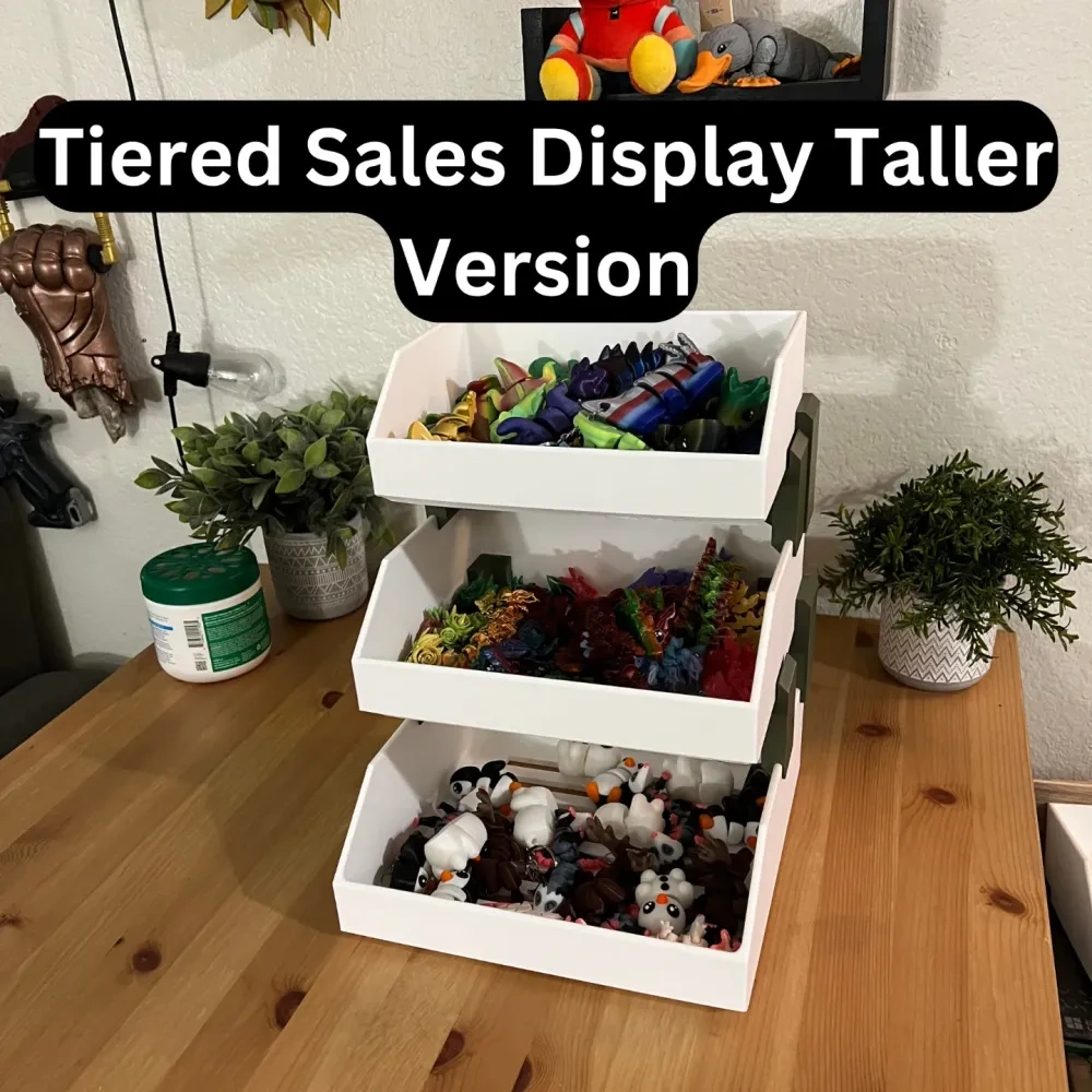 Tiered Sales Display Rack 来自 CraftHappy - MakerWorld
