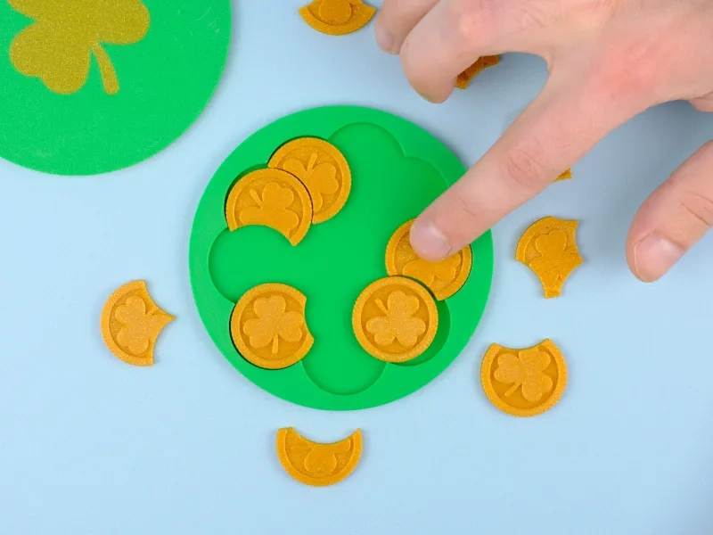 爱尔兰精灵金币拼图