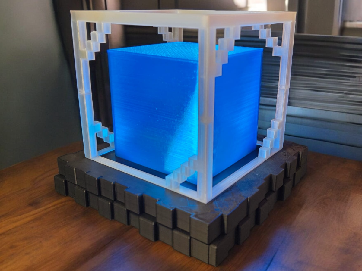 Minecraft 信标灯 / 灯塔灯 - 免费 3D 打印模型 - MakerWorld