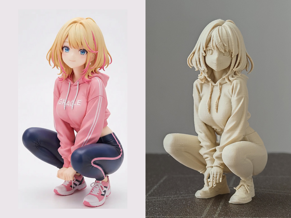 动漫女孩 手办 - 免费 3D 打印模型 - MakerWorld