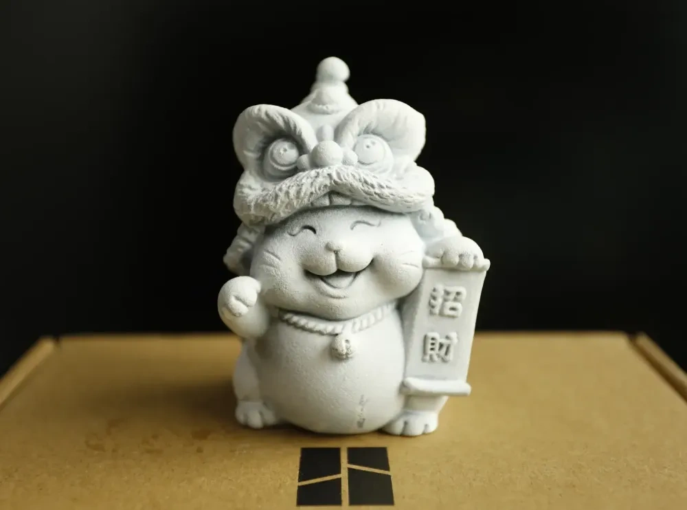 招财醒狮猫 来自 aotm - MakerWorld
