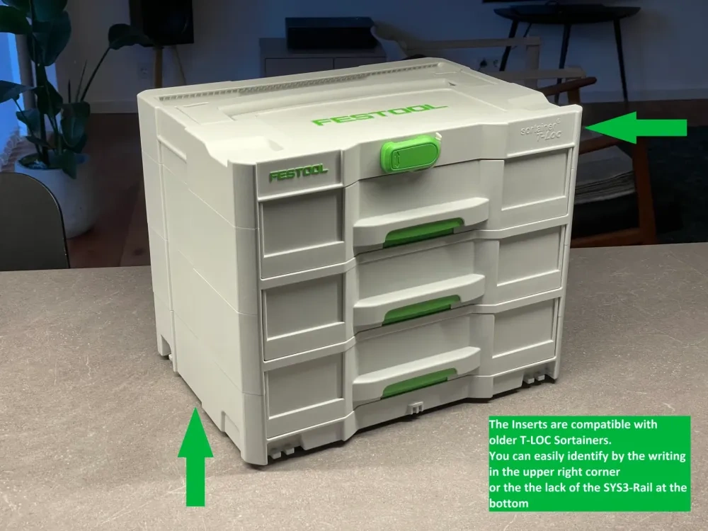 Festool/Tanos Systainer分隔器配件 来自 foxedrod - MakerWorld