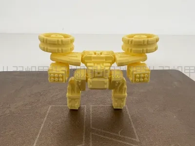山海经机甲系列三十四——“獙獙”型四联炮翼装无人机 - 免费 3D 打印模型 - MakerWorld