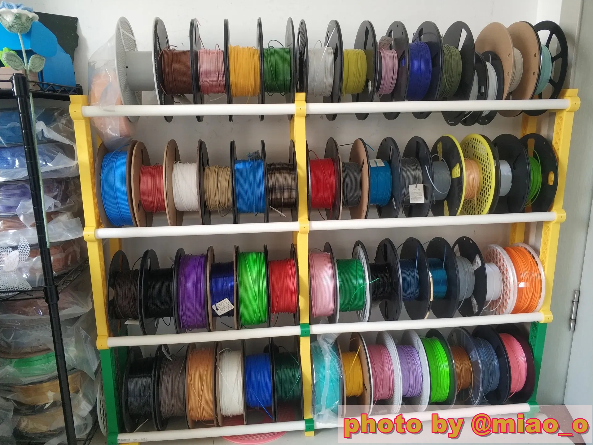 PVC管材耗材收纳料架 来自 稳稳当当 - MakerWorld