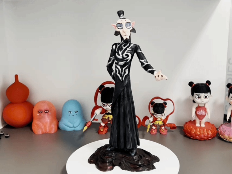 哪吒2-申公豹(一分二拼接单色款,整体高度约为35CM)