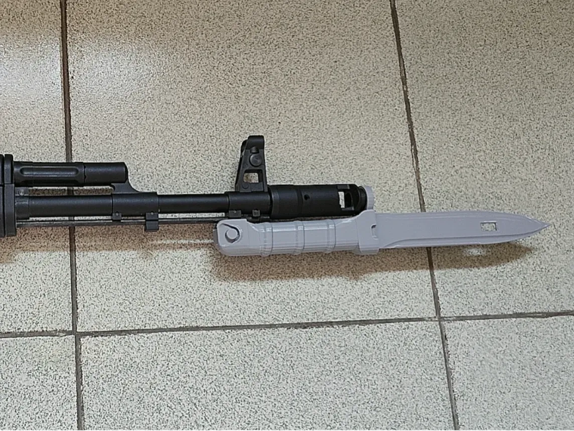 适用于AK-74 Gel-blaster的6h5刺刀 - 免费 3D 打印模型 - MakerWorld