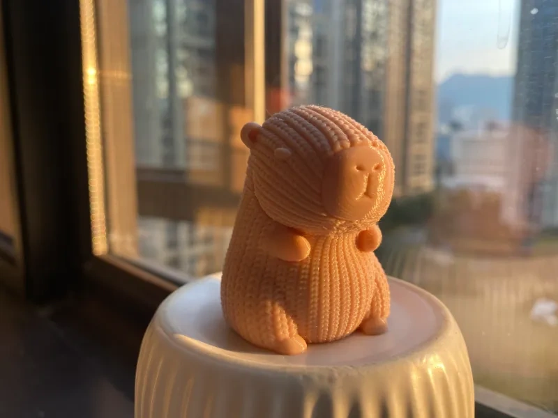 呆萌可爱卡皮巴拉--针织版