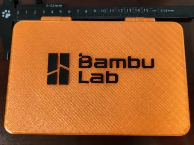 拓竹LOGO,1mm厚度 ,带定位框(整体尺寸:宽10cm*高3cm) - 免费 3D 打印模型 - MakerWorld