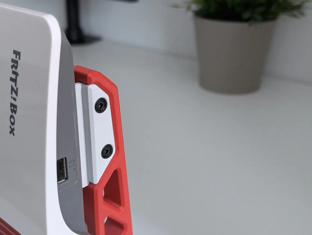 FRITZ!Box 支架 - 工业风格 - 免费 3D 打印模型 - MakerWorld