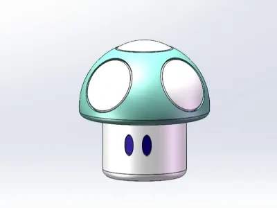 蘑菇实体按键