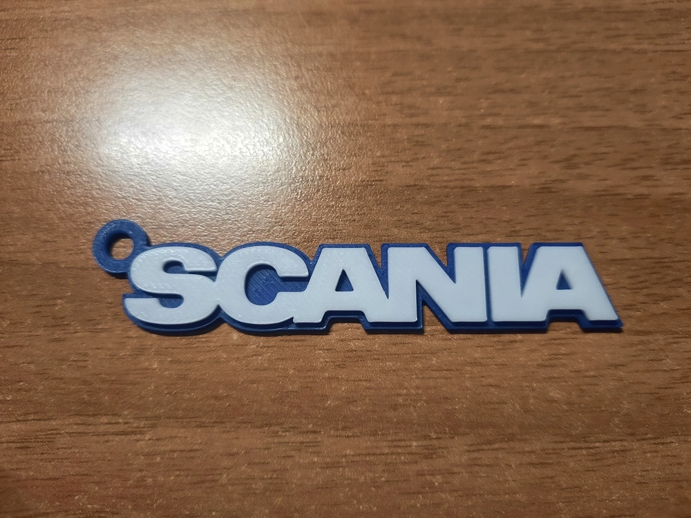 Logo lettering Scania - Keychain 来自 Luke-Leek-98 - MakerWorld