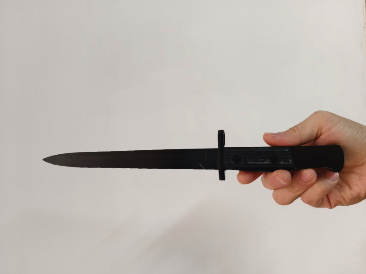 刺刀,带刀鞘 - 免费 3D 打印模型 - MakerWorld