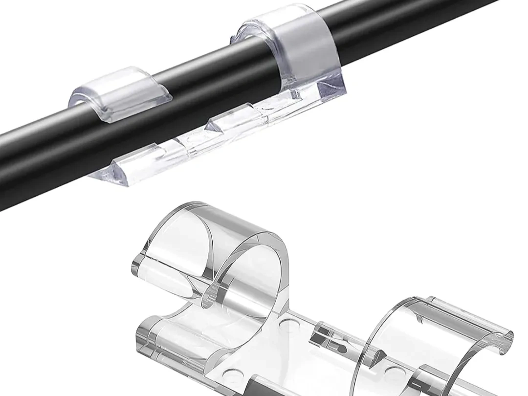 100 Clip Fermacavi Bianche: Assortite 6mm, 8mm, 10mm – Gestione Cavi Da Parete