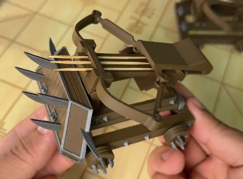 弓弩车 Crossbow cart - 免费 3D 打印模型 - MakerWorld