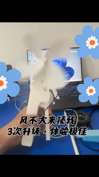 手捏风扇（单手大旋风），风小来揍我
