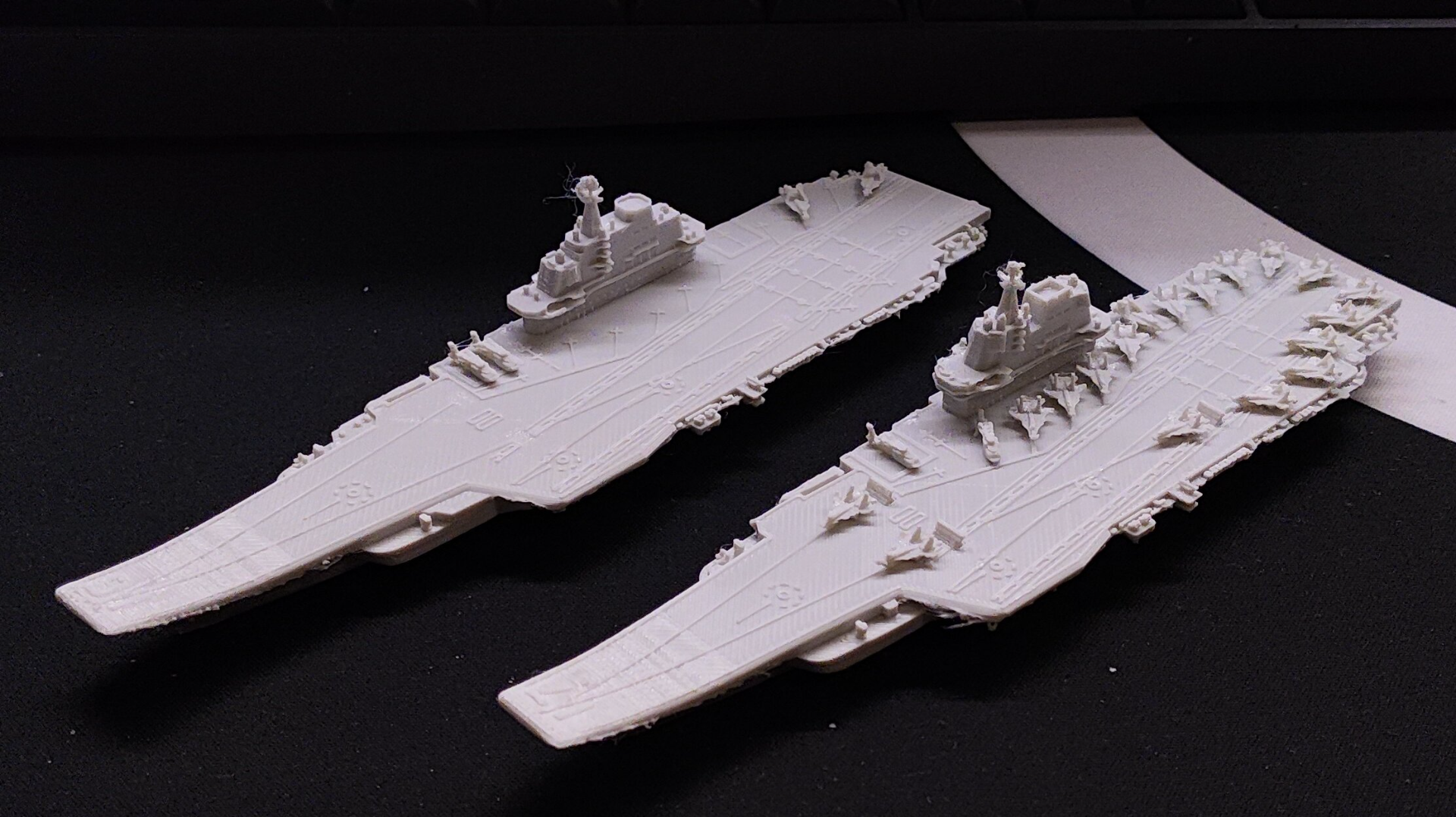 辽宁舰&山东舰1：2000 - 免费3D 打印模型- MakerWorld