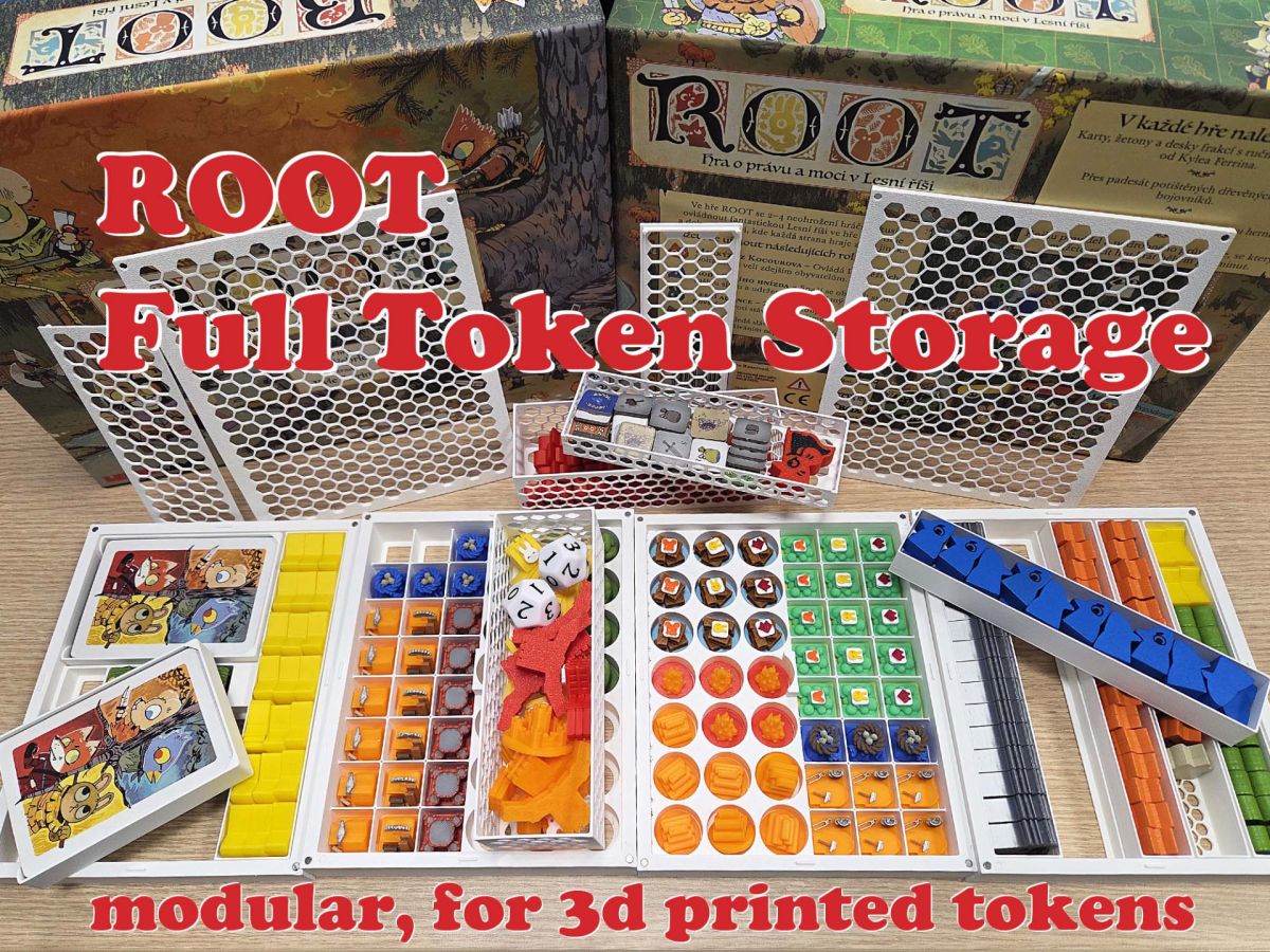 ROOT 桌游收纳盒 (模块化盒子) - 免费 3D 打印模型 - MakerWorld