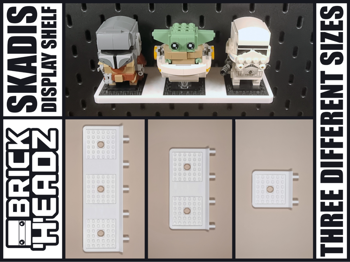 BrickHeadz Skadis 展示架 来自 Adam Bosher MakerWorld：免费下载 3D 模型