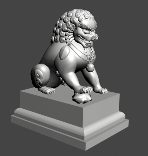 门口石狮子 来自 user_3425389640 MakerWorld:免费下载 3D 模型