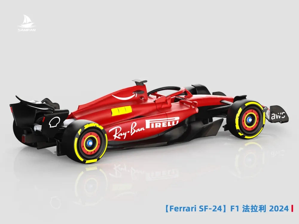 【Ferrari】法拉利2024款F1赛车 SF-24涂装 亚军赛车 组装/轮胎可动 - 免费 3D 打印模型 - MakerWorld