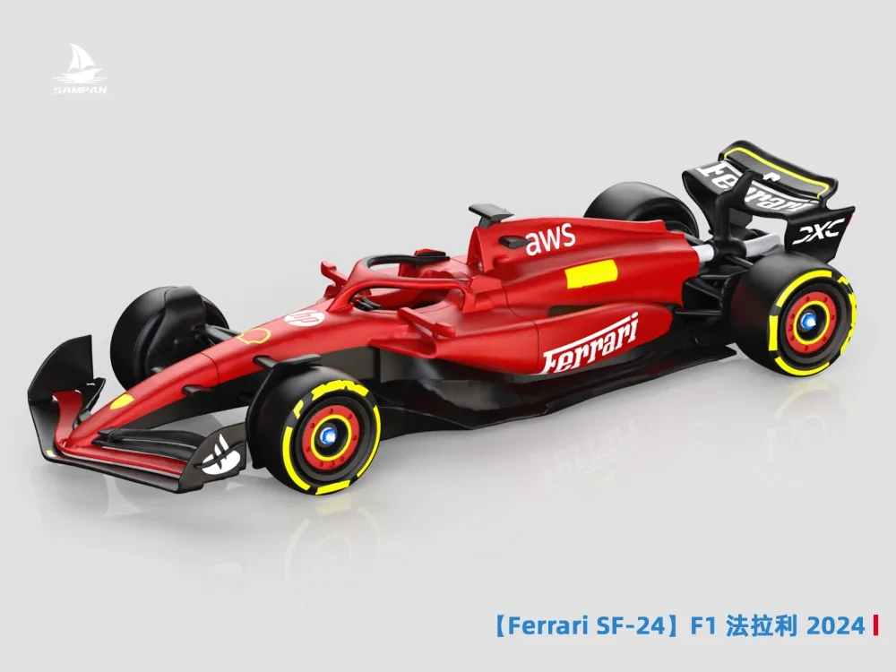 【Ferrari】法拉利2024款F1赛车 SF-24涂装 亚军赛车 组装/轮胎可动 - 免费 3D 打印模型 - MakerWorld