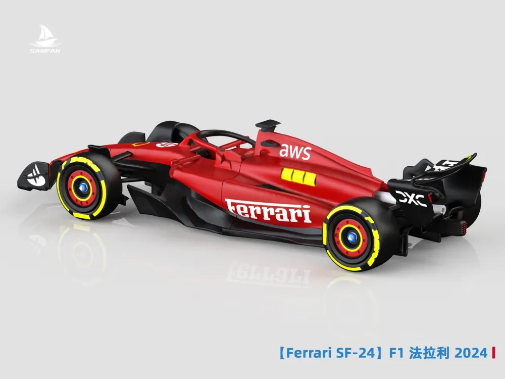 【Ferrari】法拉利2024款F1赛车 SF-24涂装 亚军赛车 组装/轮胎可动 - 免费 3D 打印模型 - MakerWorld