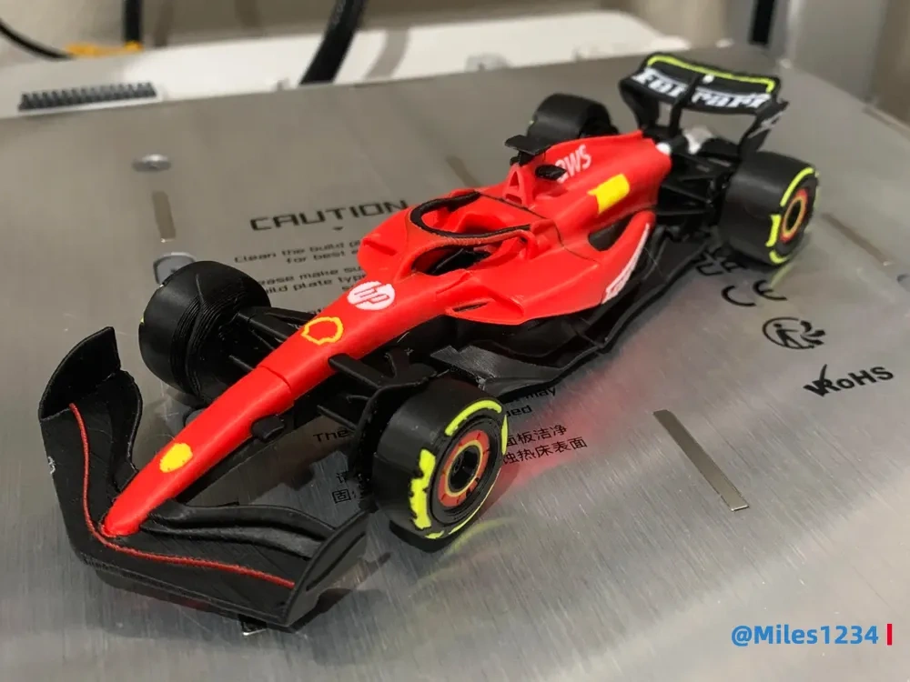 【Ferrari】法拉利2024款F1赛车 SF-24涂装 亚军赛车 组装/轮胎可动 - 免费 3D 打印模型 - MakerWorld